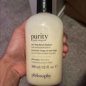 Philosophy Purity Made Simple Facial Cleanser - Cream and Black Cap